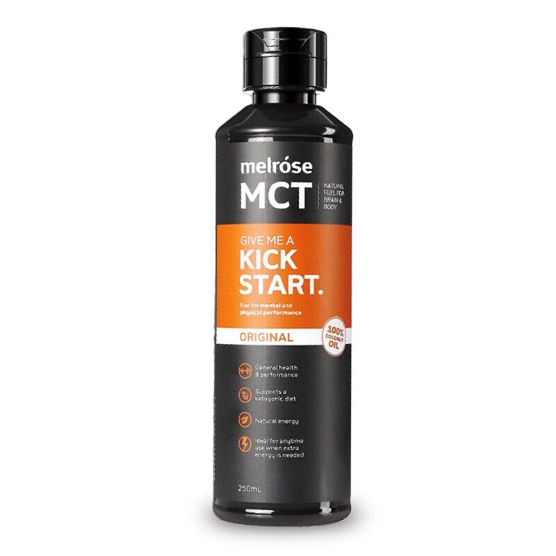 澳洲Melrose麦萝氏 MCT 油 中链甘油三酯 功能饮品补充能量健身减脂增肌油 基础供能型250ml