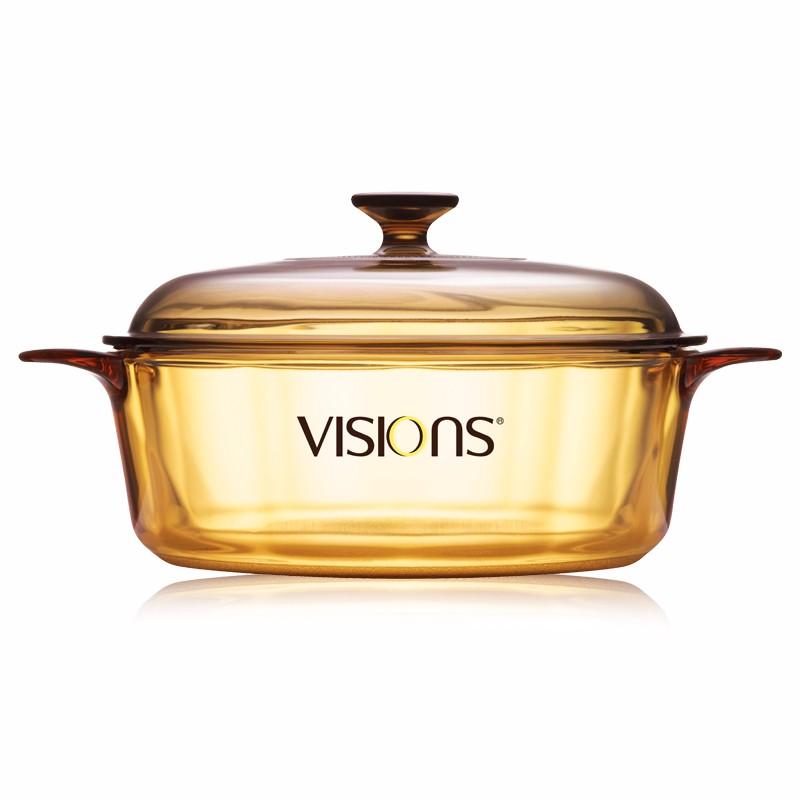 康宁VISIONS 3.25L晶彩透明耐热玻璃汤锅VS-32